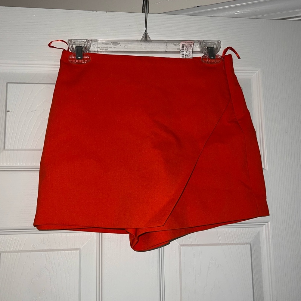 Zara Orange Skort